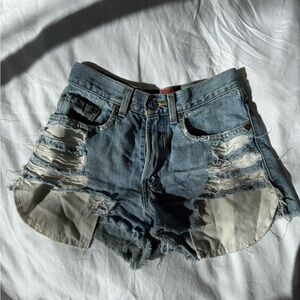 Distressed Vintage Levi’s Denim Shorts